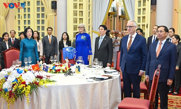 Staatspräsident Luong Cuong gibt Staatsbankett zu Ehren der Generalgouverneurin von Australien