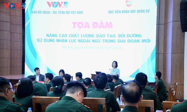 Tọa đàm “Nâng cao chất lượng đào tạo, bồi dưỡng sử dụng nhân lực ngoại ngữ trong giai đoạn mới”