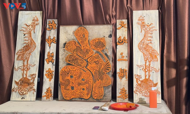 Hồi sinh Liễn làng Chuồn – Khi người trẻ đánh thức một dòng tranh Tết xứ Huế