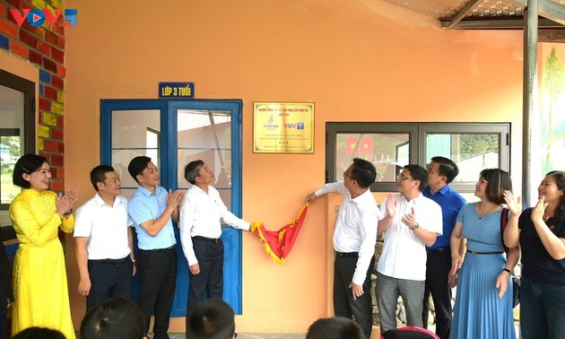 VOV khánh thành điểm trường Bản Dâng, huyện Vị Xuyên, tỉnh Hà Giang