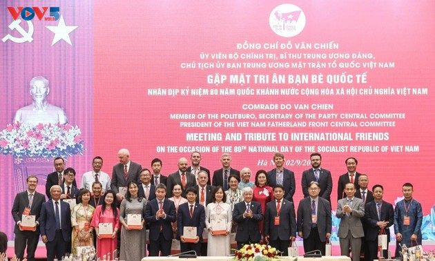 Le Vietnam honore ses soutiens internationaux à l’occasion de la Fête nationale