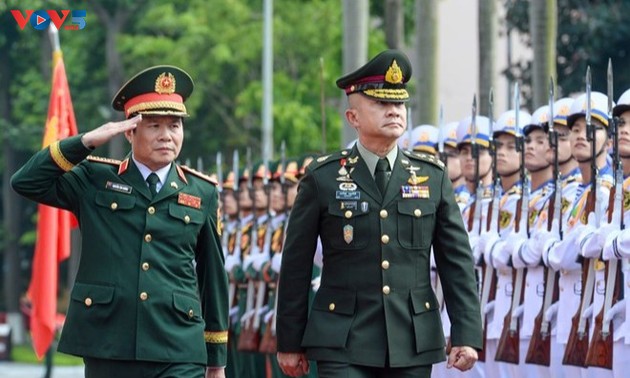 ความร่วมมือด้านกลาโหมเป็นหนึ่งในเสาหลักสำคัญของความสัมพันธ์ยุทธศาสตร์รอบด้านเวียดนาม - ไทย 