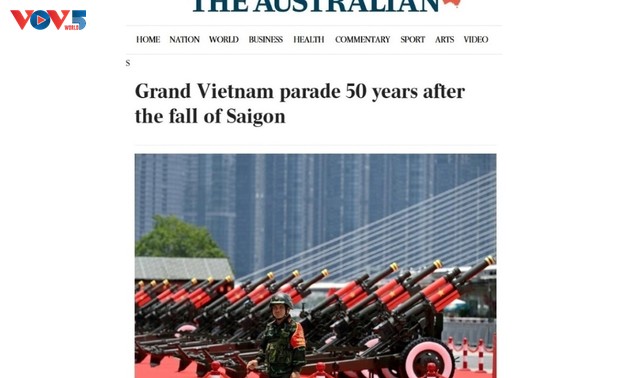 สื่อต่างชาติรายงานข่าวเวียดนามรำลึก 50 ปีการรวมประเทศเป็นเอกภาพ