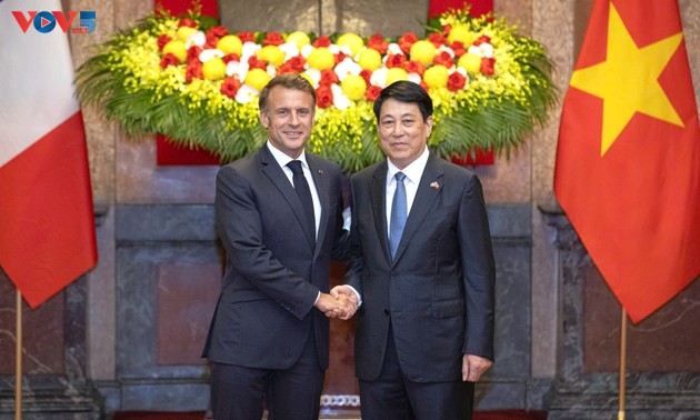 Vietnam y Francia emiten Declaración Conjunta en ocasión de la visita de Estado del presidente Emmanuel Macron
