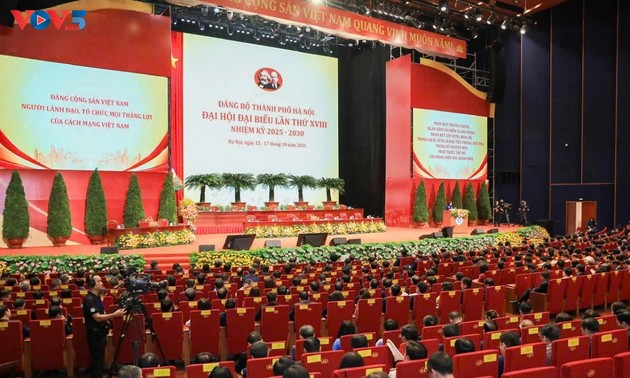 Inaugurado el XVIII Congreso del Partido Comunista de Hanói