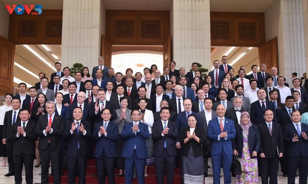 Premierminister Pham Minh Chinh nimmt an Zeremonie zur Veröffentlichung von FTA-Index teil
