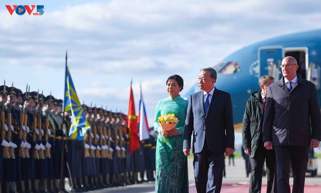 KPV-Generalsekretär To Lam beginnt den Besuch in Russland