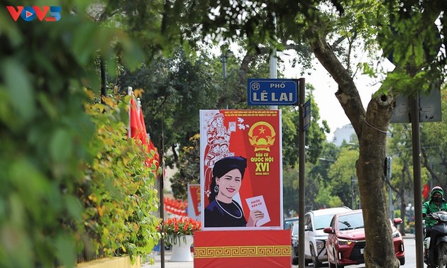 Hanoi richtet sich auf den landesweiten Wahltag ein