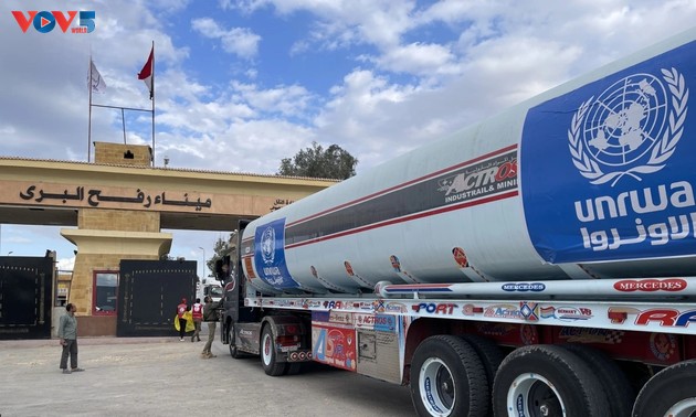 Gaza: l’Égypte reprend l’acheminement de l’aide humanitaire