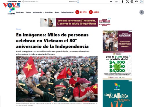 Los medios internacionales destacan el 80.º aniversario de la Independencia de Vietnam - ảnh 5