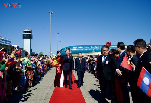 Secretario General del PCV inicia su visita de Estado a Laos - ảnh 1