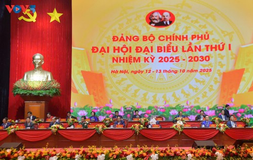 Primer Congreso de la Organización Partidista del Gobierno resalta las visiones de Vietnam en la nueva era - ảnh 1