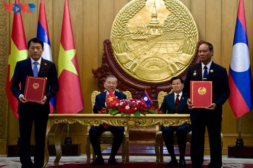 Vietnam y Laos aspiran a un intercambio comercial de 10 mil millones de dólares - ảnh 1
