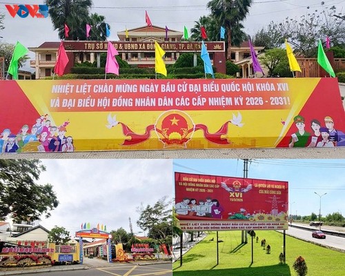 Coloridas celebraciones en todo el país antes del “Día de las Elecciones“ - ảnh 9