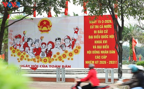 Hanoi Menuju Hari Pesta Seluruh Masyarakat Lakukan Pemungutan Suara  - ảnh 17