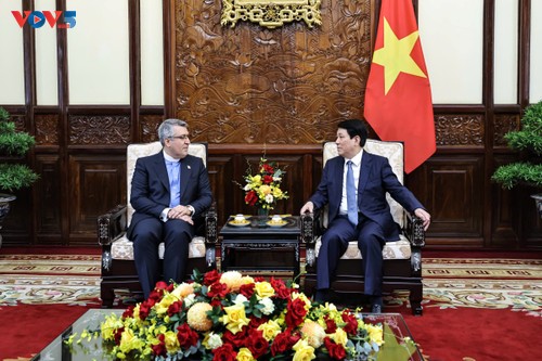 Staatspräsident Luong Cuong empfängt die Botschafter Kanadas und des Iran - ảnh 2