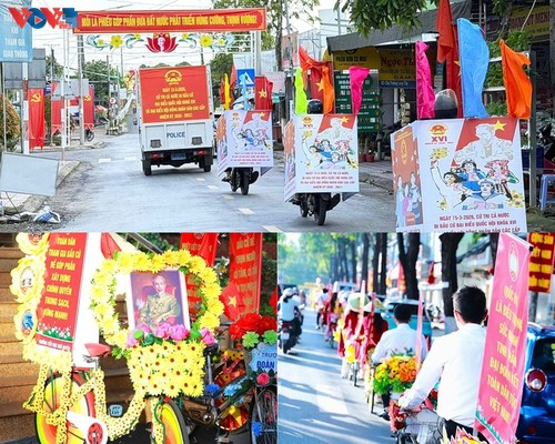 Warna-Warni Meriah “Hari Pesta Nasional” di Seluruh Penjuru Tanah Air Vietnam - ảnh 14