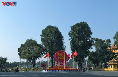 首都河内张灯结彩，喜迎越共十四大 - ảnh 3