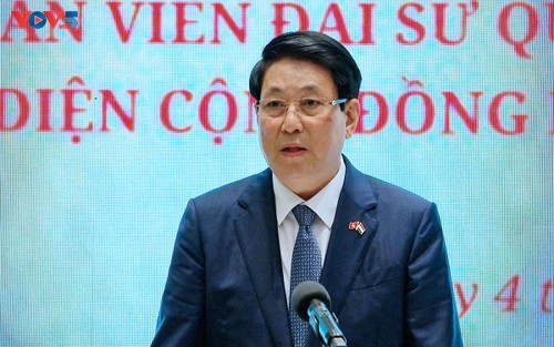President Luong Cuong calls for greater support for Vietnamese community in Egypt - ảnh 1