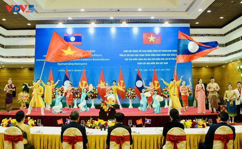 Party General Secretary To Lam affirms to continue advancing Vietnam, Laos revolutionary cause - ảnh 1