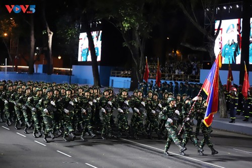 Quân đội Lào và Campuchia tổng hợp luyện diễu binh cùng Việt Nam tại TP.HCM - ảnh 4