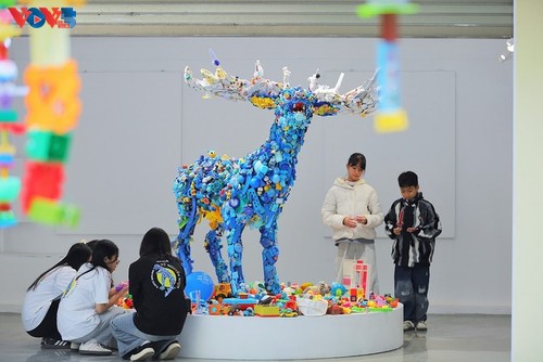 “塑料纪”艺术展传递环保信息 - ảnh 13
