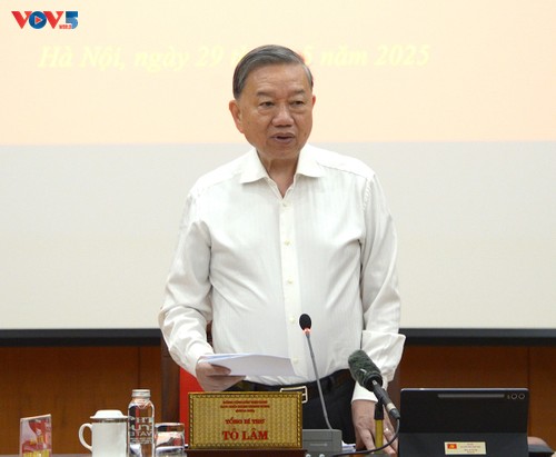 苏林主持召开发展科技、创新创意及数字化转型中央指导委员会常务会议 - ảnh 1