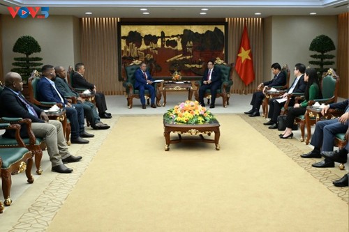 范明政会见所罗门群岛外交与外贸部长彼得·沙内尔·阿戈瓦卡 - ảnh 1