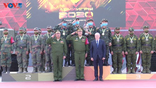 Vietnamesische Delegation erzielt ausgezeichnete Leistung bei Army Games 2020 - ảnh 1