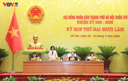 Hanoi verabschiedet wichtige Beschlüsse über Infrastruktur, Kultur und Umweltschutz der Hauptstadt - ảnh 1