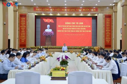 Tổng Bí thư Tô Lâm: Chủ trương sáp nhập 3 tỉnh Lâm Đồng, Bình Thuận, Đắk Nông là quyết sách lớn - ảnh 1