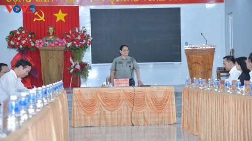 Thủ tướng Phạm Minh Chính kiểm tra mô hình hành chính mới tại An Giang, Đồng Tháp - ảnh 1