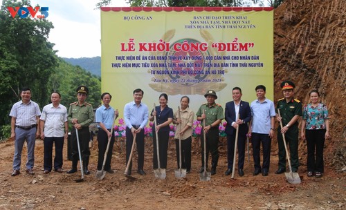 Thái Nguyên khởi công đề án xóa 1.000 nhà tạm, dột nát từ kinh phí của Bộ Công an - ảnh 1