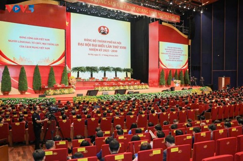 Sáng nay, khai mạc Đại hội đại biểu Đảng bộ thành phố Hà Nội lần thứ XVII - ảnh 1