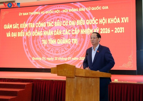 Phó Chủ tịch Quốc hội Trần Quang Phương: Tỉnh Quảng Trị cần nỗ lực để chuẩn bị chu đáo cho bầu cử - ảnh 1