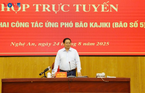 PM urges quick, effective response to storm Kajiki - ảnh 1