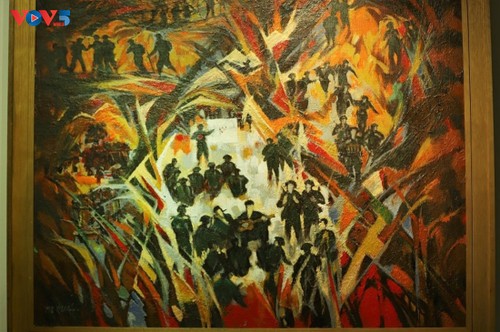 Triển lãm Mỹ thuật 50 năm Ngày Thống nhất đất nước – Dấu ấn lịch sử qua sắc màu nghệ thuật - ảnh 13