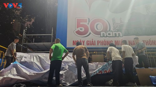 VOV đã sẵn sàng tường thuật trực tiếp Lễ Kỷ niệm, diễu binh, diễu hành mừng 50 năm thống nhất đất nước - ảnh 5