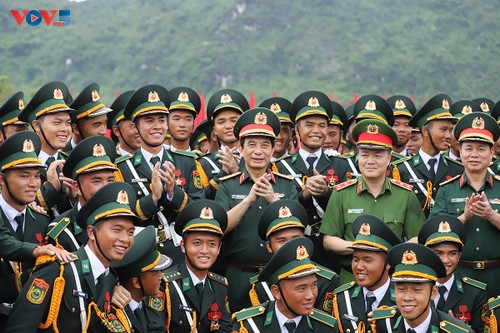 Đại tướng Phan Văn Giang kiểm tra lực lượng diễu binh, diễu hành chào mừng Quốc khánh - ảnh 12