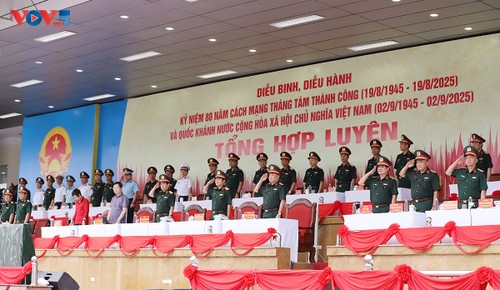 Đại tướng Phan Văn Giang kiểm tra lực lượng diễu binh, diễu hành chào mừng Quốc khánh - ảnh 1
