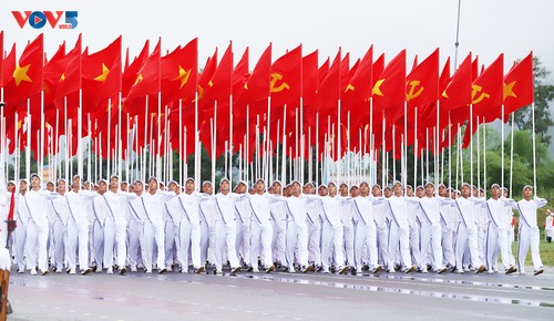 Đại tướng Phan Văn Giang kiểm tra lực lượng diễu binh, diễu hành chào mừng Quốc khánh - ảnh 3