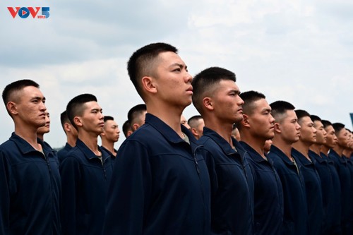 Đoàn Quân Giải phóng nhân dân Trung Quốc đến Hà Nội tham gia diễu binh, diễu hành kỷ niệm Quốc khánh Việt Nam 2/9 - ảnh 4
