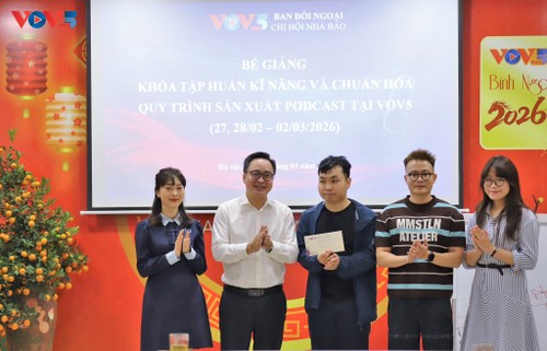 VOV5 đẩy mạnh kỹ năng sản xuất podcast - ảnh 4