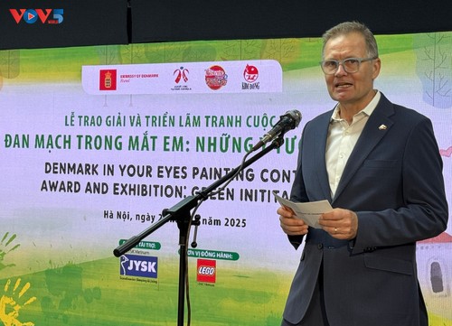 Trao giải và triển lãm tranh cuộc thi Đan Mạch trong Mắt em 2024 – Những Ý tưởng Xanh - ảnh 2