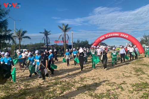 Hoạt động ghi dấu chân xanh để biển sạch nhựa tại Huế - ảnh 3