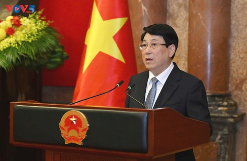 Chủ tịch nước Lương Cường trao quyết định thăng cấp bậc hàm Thượng tướng cho lãnh đạo Bộ Công an - ảnh 2