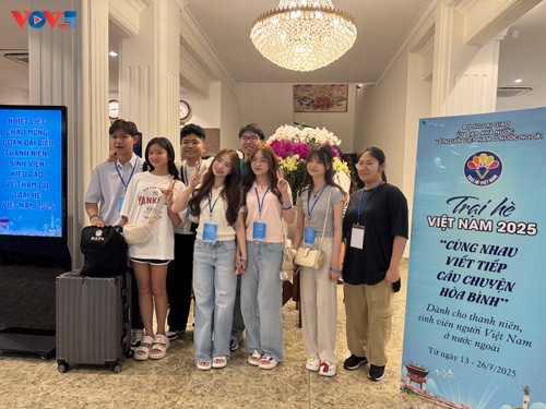 Trại hè Việt Nam 2025 ngày đầu đón các đại biểu thanh thiếu niên kiều bào tham gia - ảnh 3