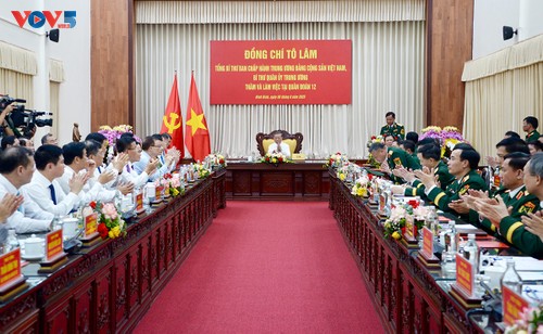 Tổng Bí thư Tô Lâm: Xây dựng quân đoàn 12 là lực lượng cơ động, chiến lược của quân đội - ảnh 1