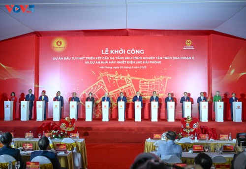 Thủ tướng dự lễ khởi công 2 dự án trọng điểm của thành phố Hải Phòng - ảnh 1