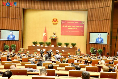 Chủ tịch Quốc hội gặp mặt nguyên lãnh đạo Quốc hội, nguyên Đại biểu Quốc hội chuyên trách ở Trung ương - ảnh 1